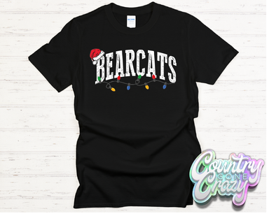 BEARCATS - CHRISTMAS LIGHTS - T-SHIRT-Country Gone Crazy-Country Gone Crazy