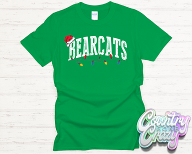 BEARCATS - CHRISTMAS LIGHTS - T-SHIRT-Country Gone Crazy-Country Gone Crazy