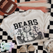 Bears ~ Letterman ~ Natural T-Shirt-Country Gone Crazy-Country Gone Crazy