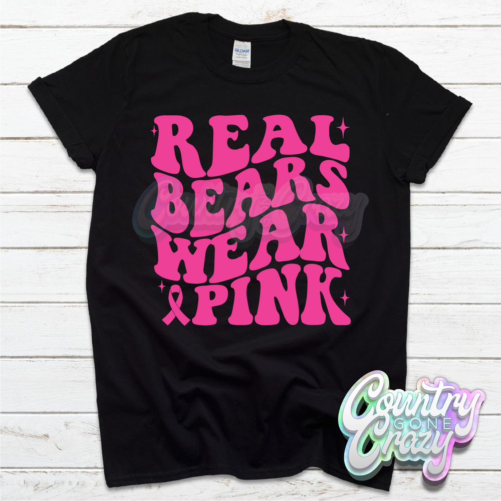 Bears Breast Cancer T-Shirt-Country Gone Crazy-Country Gone Crazy