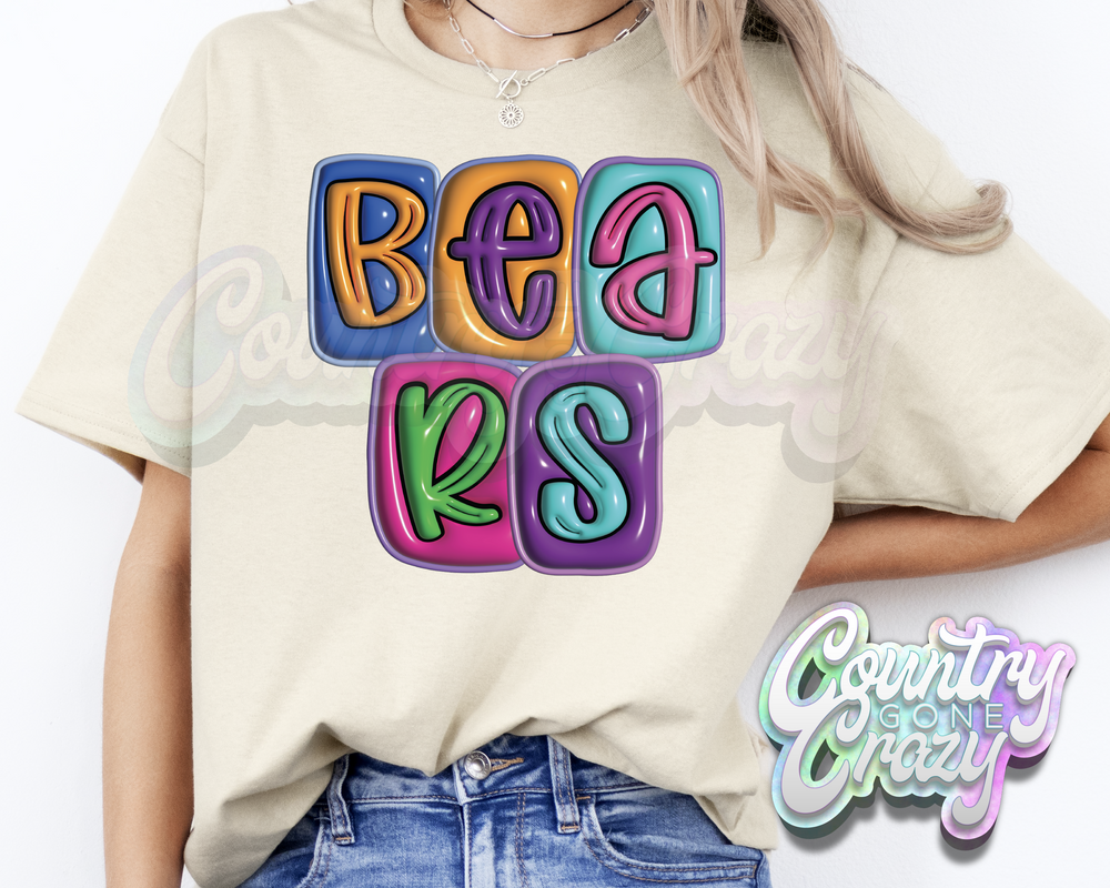 Bears •• Bubble •• T-Shirt-Country Gone Crazy-Country Gone Crazy