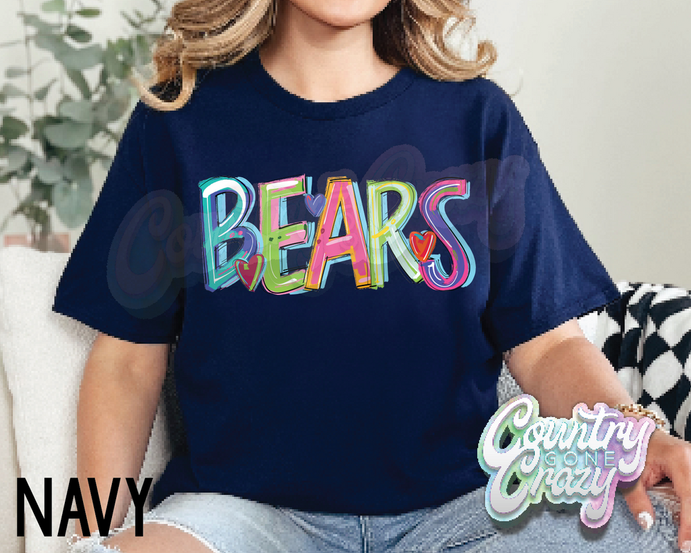 Bears • Splash • T-Shirt-Country Gone Crazy-Country Gone Crazy