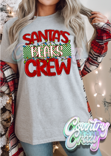 Bears • Santa's Crew • T-Shirt-Country Gone Crazy-Country Gone Crazy