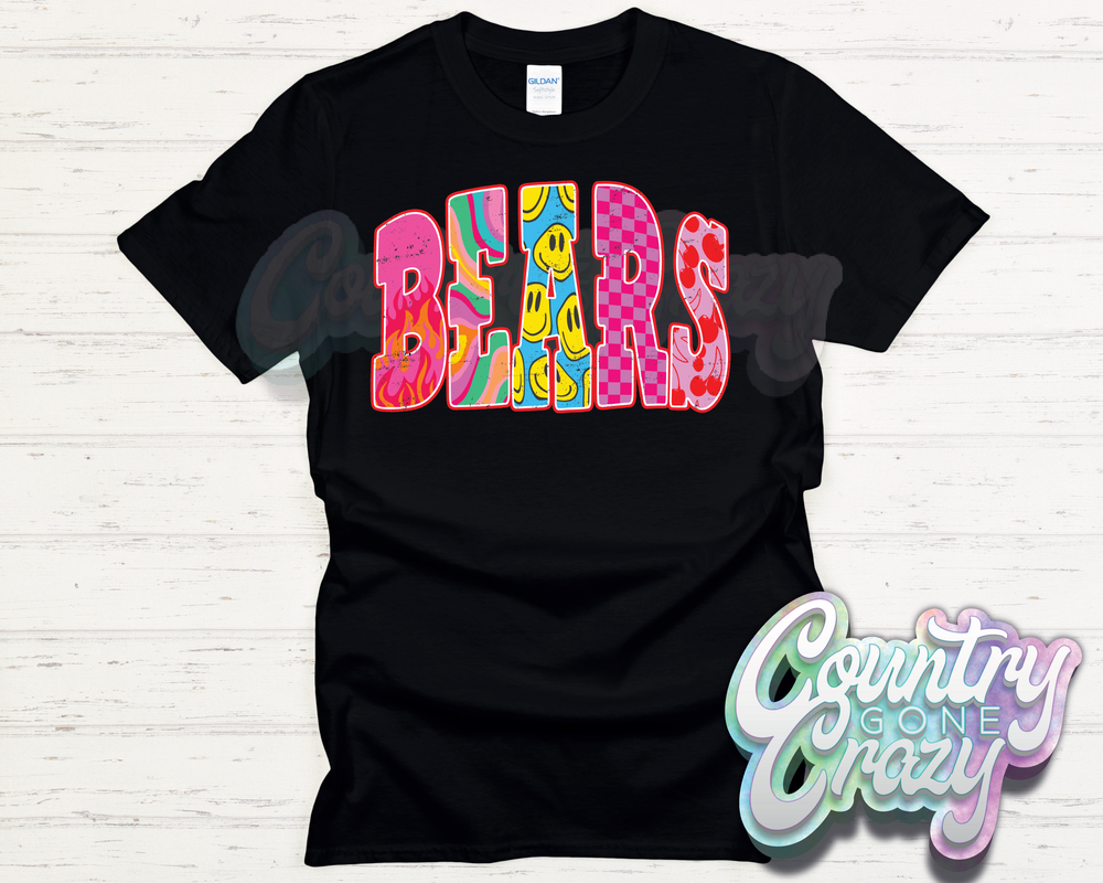BEARS // GOOD VIBES // T-Shirt-Country Gone Crazy-Country Gone Crazy