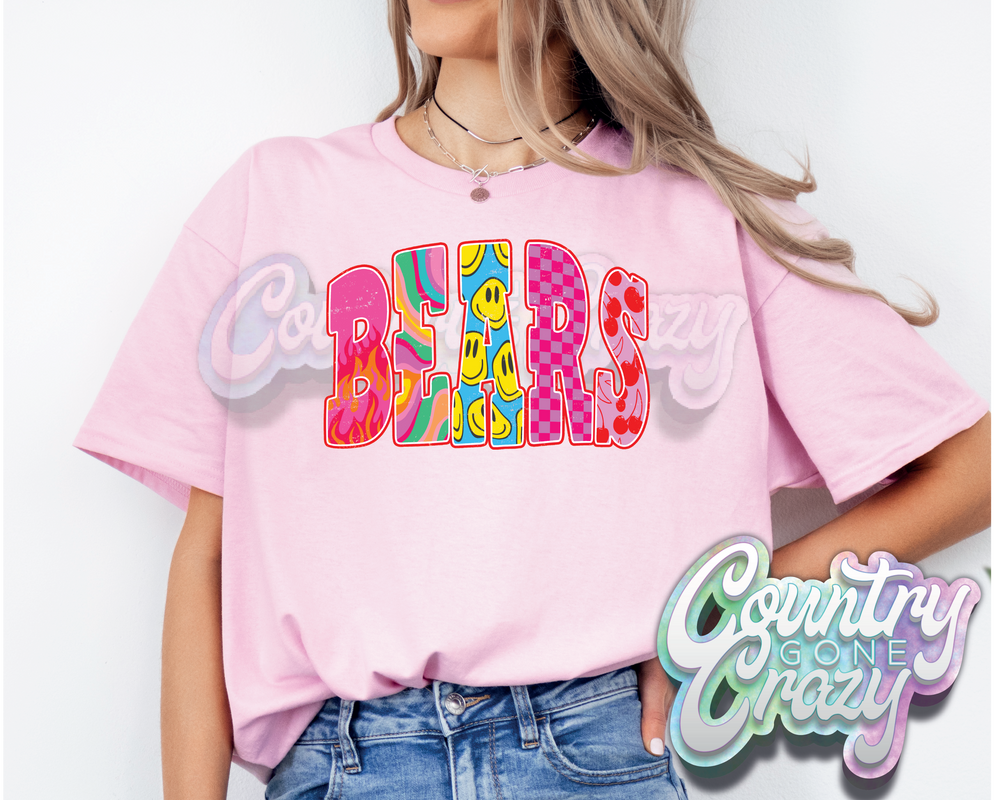 BEARS // GOOD VIBES // T-Shirt-Country Gone Crazy-Country Gone Crazy