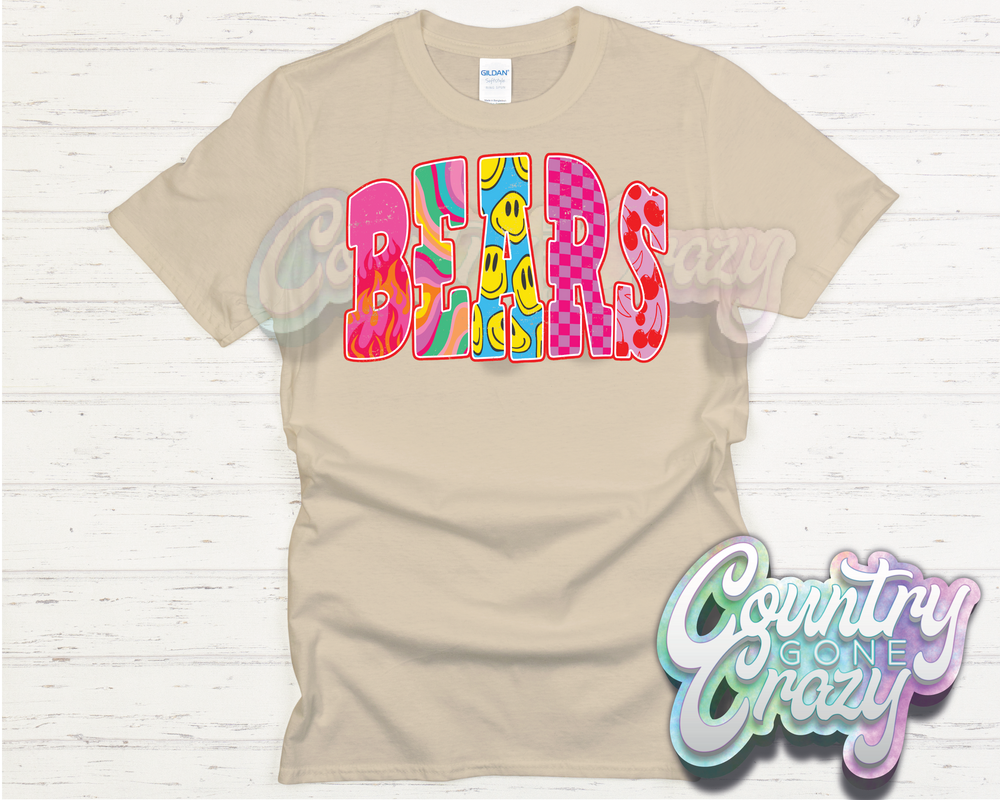BEARS // GOOD VIBES // T-Shirt-Country Gone Crazy-Country Gone Crazy