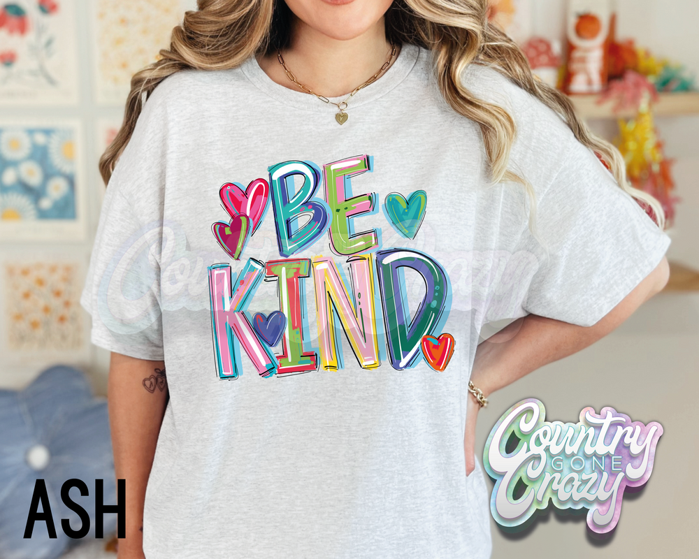 Be Kind • Splash • T-Shirt-Country Gone Crazy-Country Gone Crazy