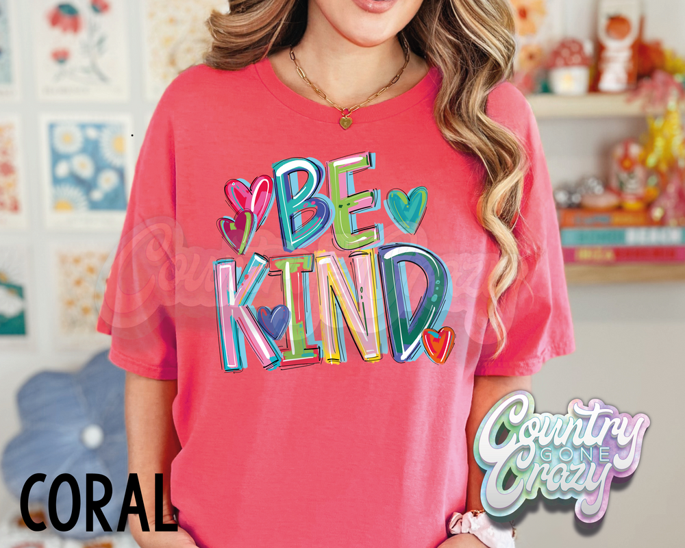 Be Kind • Splash • T-Shirt-Country Gone Crazy-Country Gone Crazy