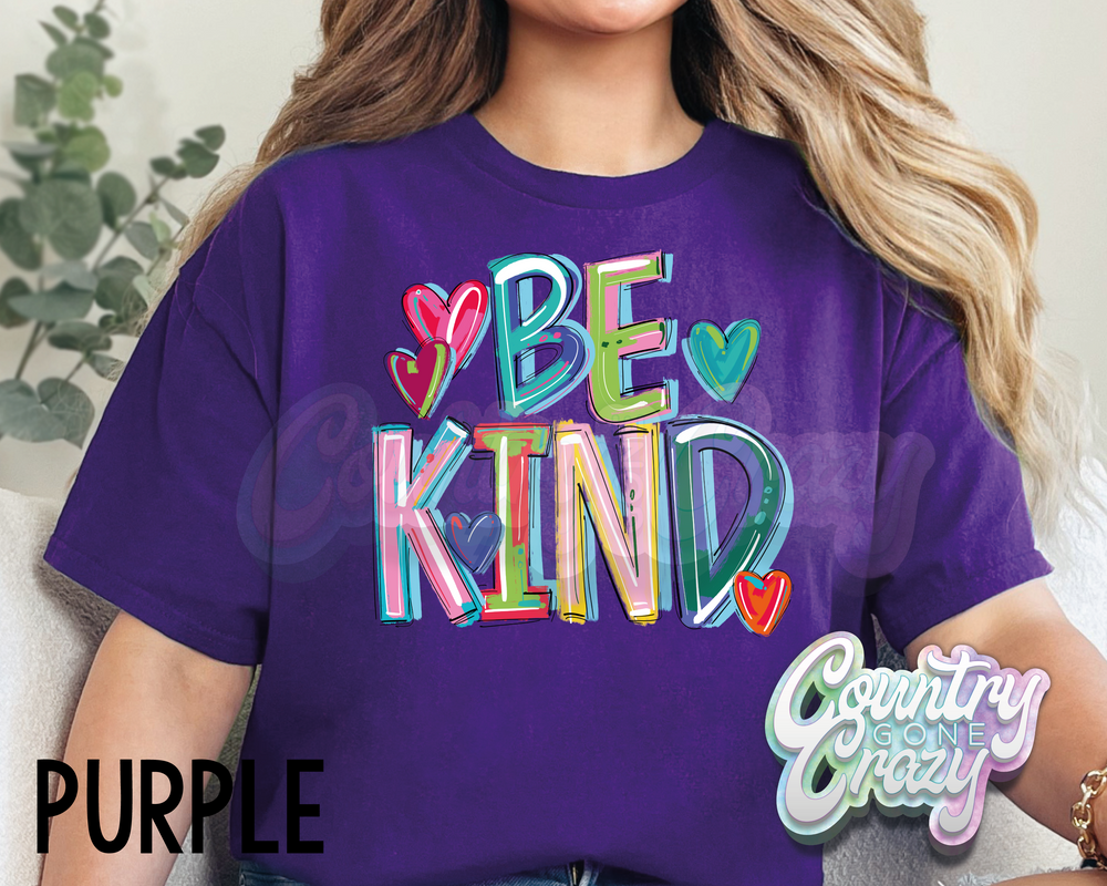 Be Kind • Splash • T-Shirt-Country Gone Crazy-Country Gone Crazy