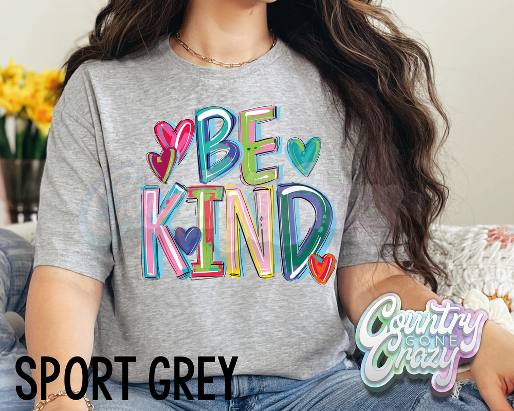 Be Kind • Splash • T-Shirt-Country Gone Crazy-Country Gone Crazy