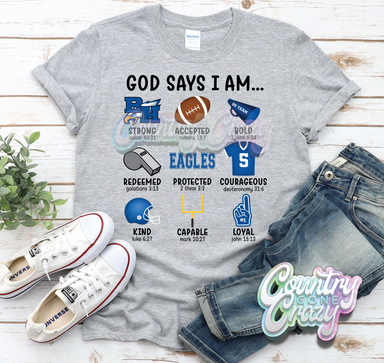God Says I Am - Barbers Hill - T-Shirt-Country Gone Crazy-Country Gone Crazy