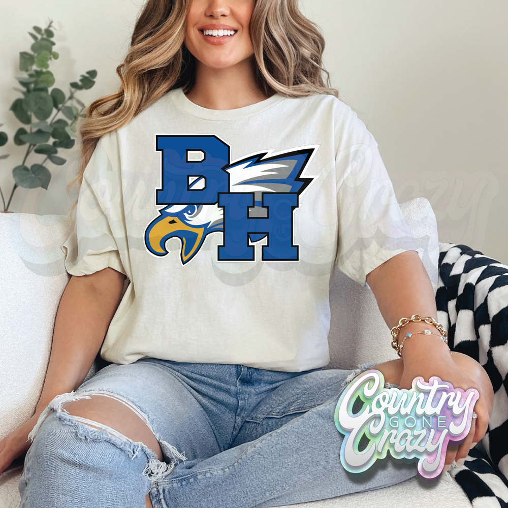 BH •• NATURAL T-SHIRT-Country Gone Crazy-Country Gone Crazy