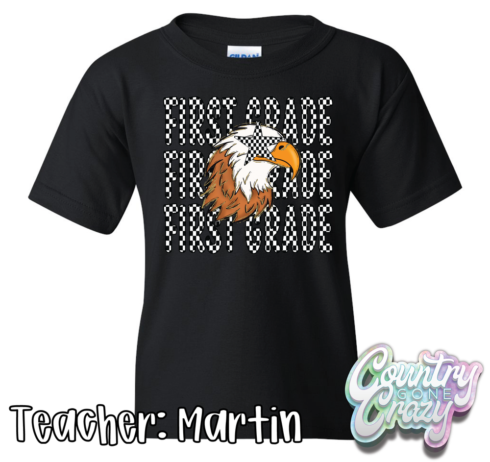 TEACHER: MARTIN // ESS FIRST GRADE CLASS SHIRT-Country Gone Crazy-Country Gone Crazy