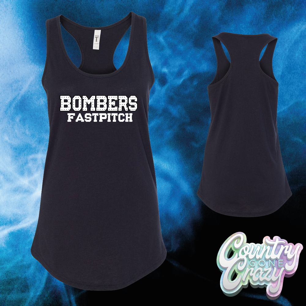 BOMBERS FASTPITCH -  WOMEN'S RACERBACK TANK TOP