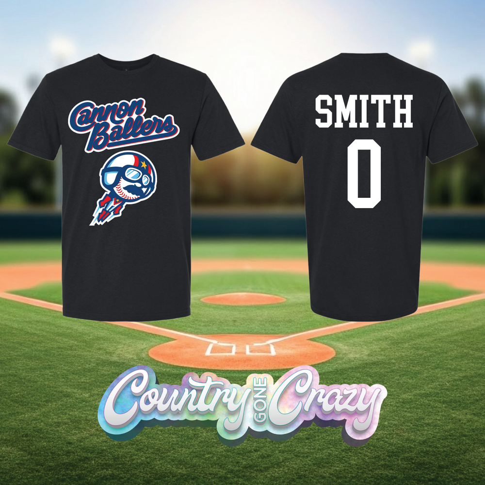 CANNON BALLERS T-SHIRT-Country Gone Crazy-Country Gone Crazy