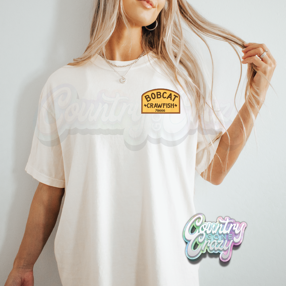 Bobcat Crawfish • Pinch, Suck, Repeat - Front & Back // Unisex T-Shirt-Country Gone Crazy-Country Gone Crazy