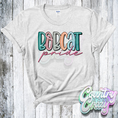 Bobcat Pride Doodle ~ T-Shirt-Country Gone Crazy-Country Gone Crazy
