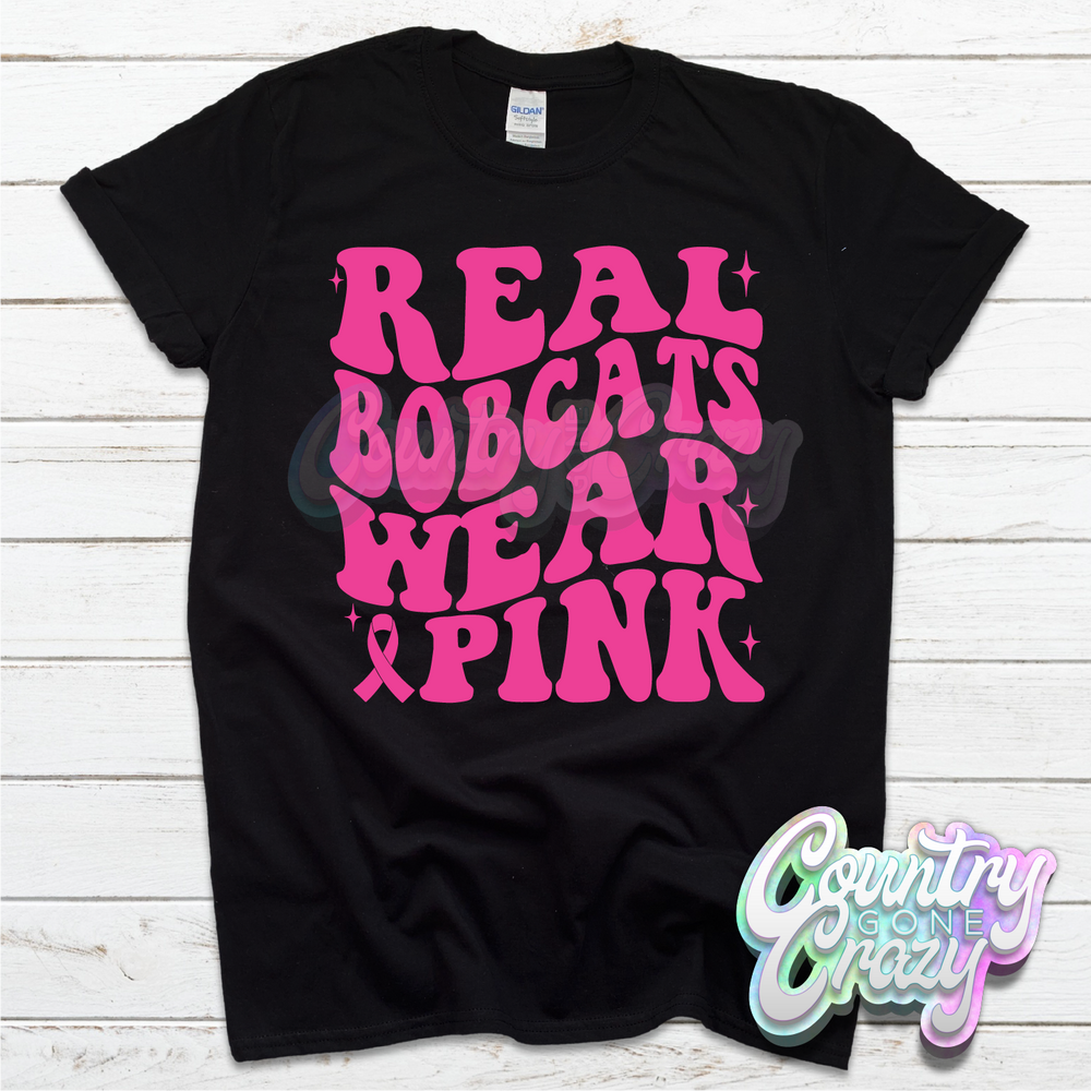 Bobcats Breast Cancer T-Shirt-Country Gone Crazy-Country Gone Crazy