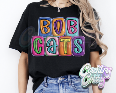 Bobcats •• Bubble •• T-Shirt-Country Gone Crazy-Country Gone Crazy