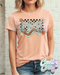 BOBCATS ** BOHO WAVE** BELLA CANVAS HEATHER PEACH T-SHIRT-Country Gone Crazy-Country Gone Crazy