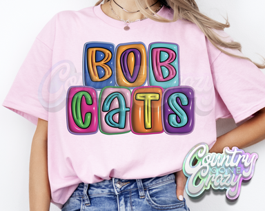 Bobcats •• Bubble •• T-Shirt-Country Gone Crazy-Country Gone Crazy
