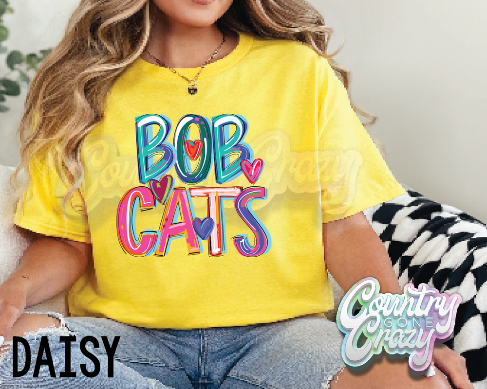 Bobcats • Splash • T-Shirt-Country Gone Crazy-Country Gone Crazy