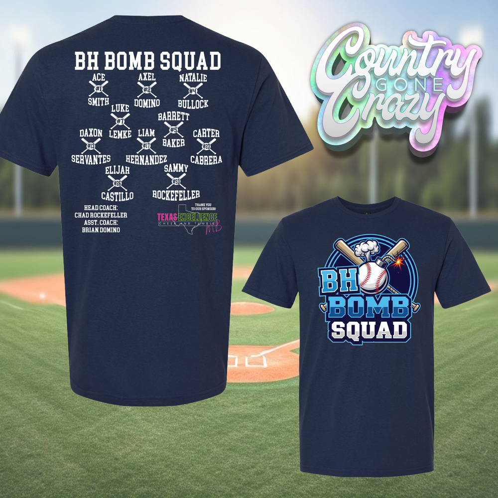 BH Bomb Squad // T-Ball - Dri-Fit - Texas Excellence Sponsor-Sport-Tek-Country Gone Crazy