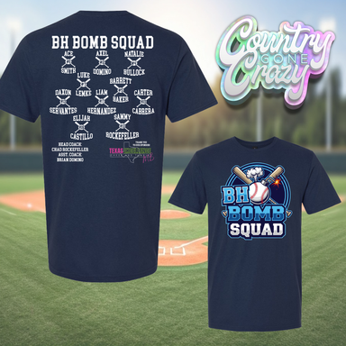 BH Bomb Squad // T-Ball // T-Shirt // Texas Excellence Sponsor-Country Gone Crazy-Country Gone Crazy
