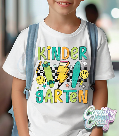 KINDERGARTEN // WHITE T-SHIRT-Country Gone Crazy-Country Gone Crazy