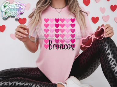 BRONCOS - LOVE STRUCK - T-SHIRT-Country Gone Crazy-Country Gone Crazy