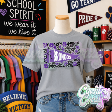 BRONCOS - FLORAL PENNANT-Country Gone Crazy-Country Gone Crazy