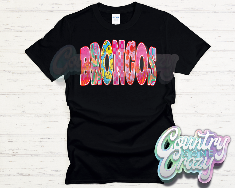 BRONCOS // GOOD VIBES // T-Shirt-Country Gone Crazy-Country Gone Crazy