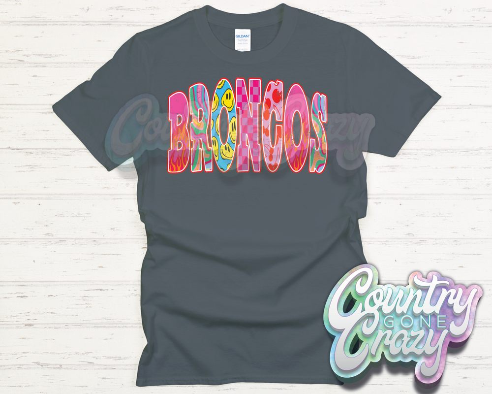 BRONCOS // GOOD VIBES // T-Shirt-Country Gone Crazy-Country Gone Crazy