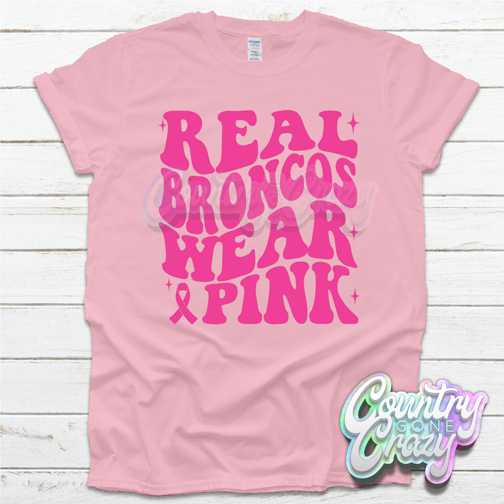 Broncos Breast Cancer T-Shirt-Country Gone Crazy-Country Gone Crazy