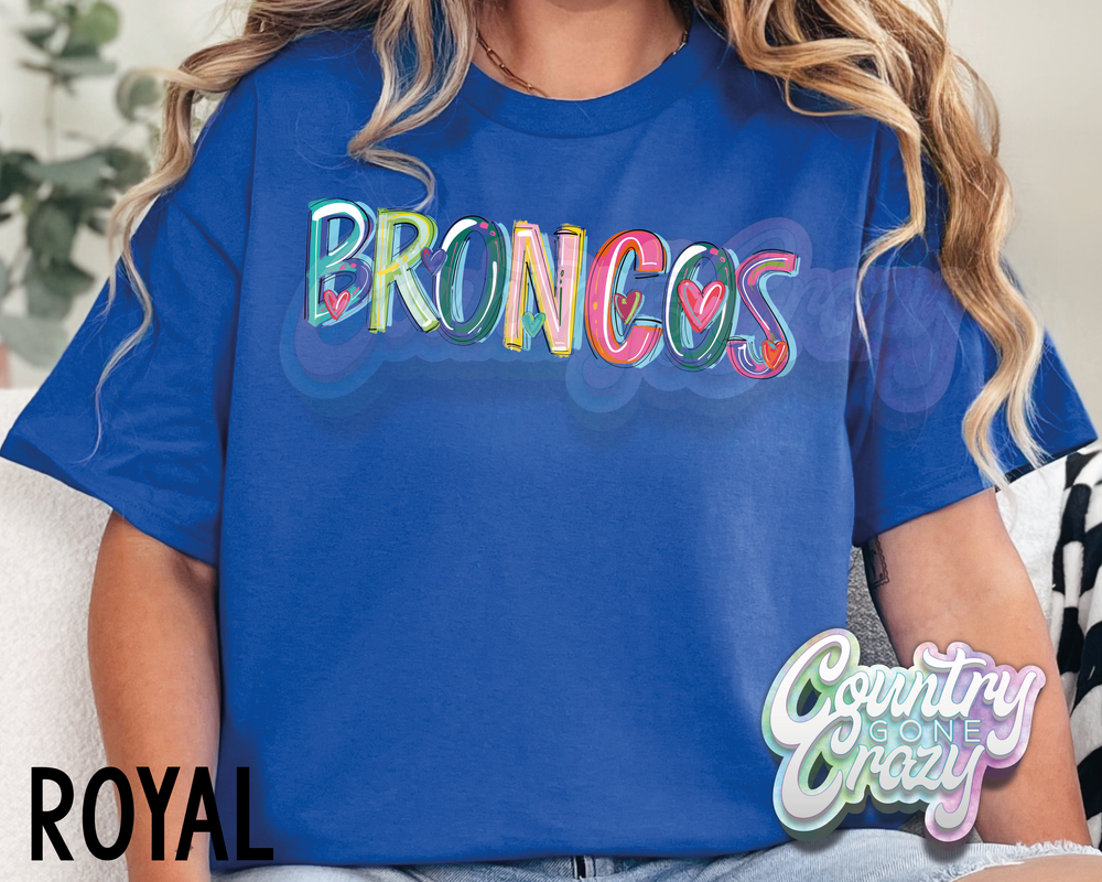 Broncos • Splash • T-Shirt-Country Gone Crazy-Country Gone Crazy