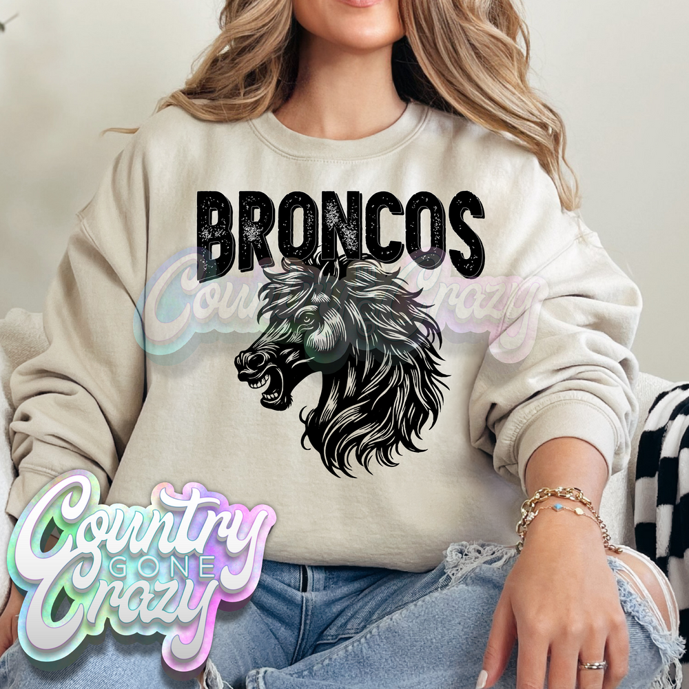 BRONCOS // Monochrome-Country Gone Crazy-Country Gone Crazy