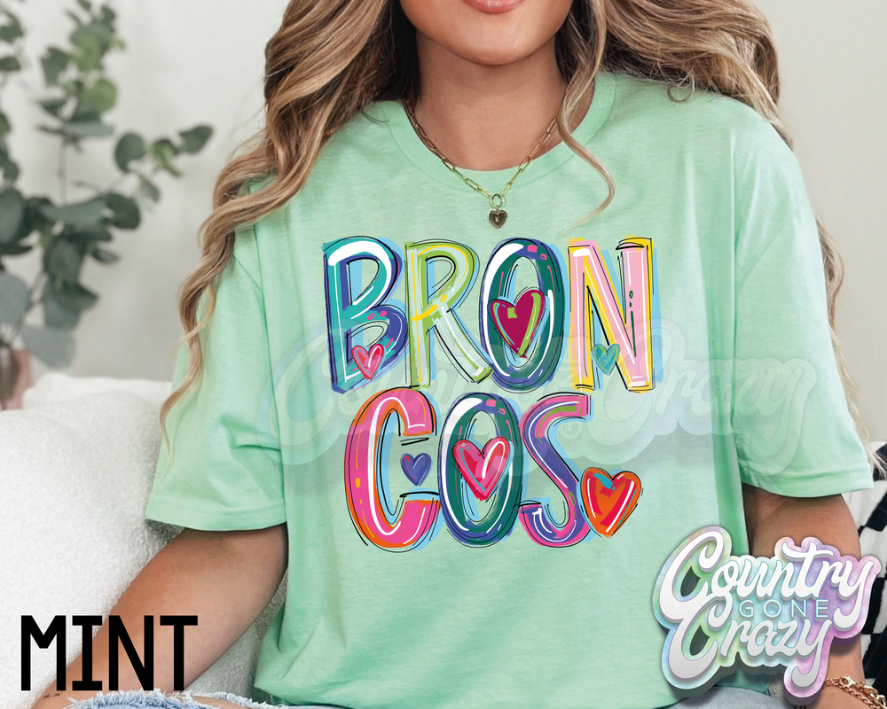 Broncos • Splash • T-Shirt-Country Gone Crazy-Country Gone Crazy