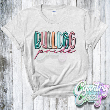 Bulldog Pride Doodle ~ T-Shirt-Country Gone Crazy-Country Gone Crazy