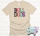 Bulldogs Faux Applique T-Shirt-Country Gone Crazy-Country Gone Crazy