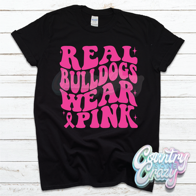 Bulldogs Breast Cancer T-Shirt-Country Gone Crazy-Country Gone Crazy