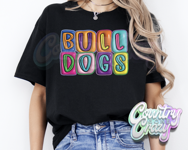 Bulldogs•• Bubble •• T-Shirt-Country Gone Crazy-Country Gone Crazy
