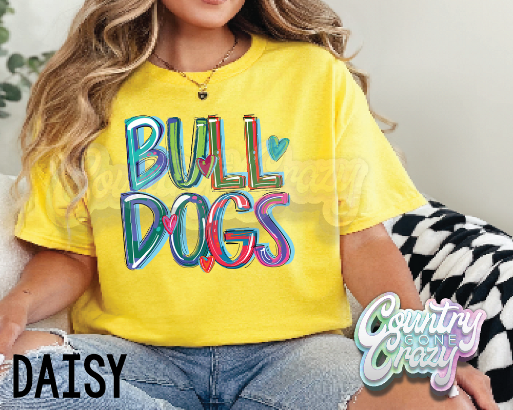 Bulldogs • Splash • T-Shirt-Country Gone Crazy-Country Gone Crazy