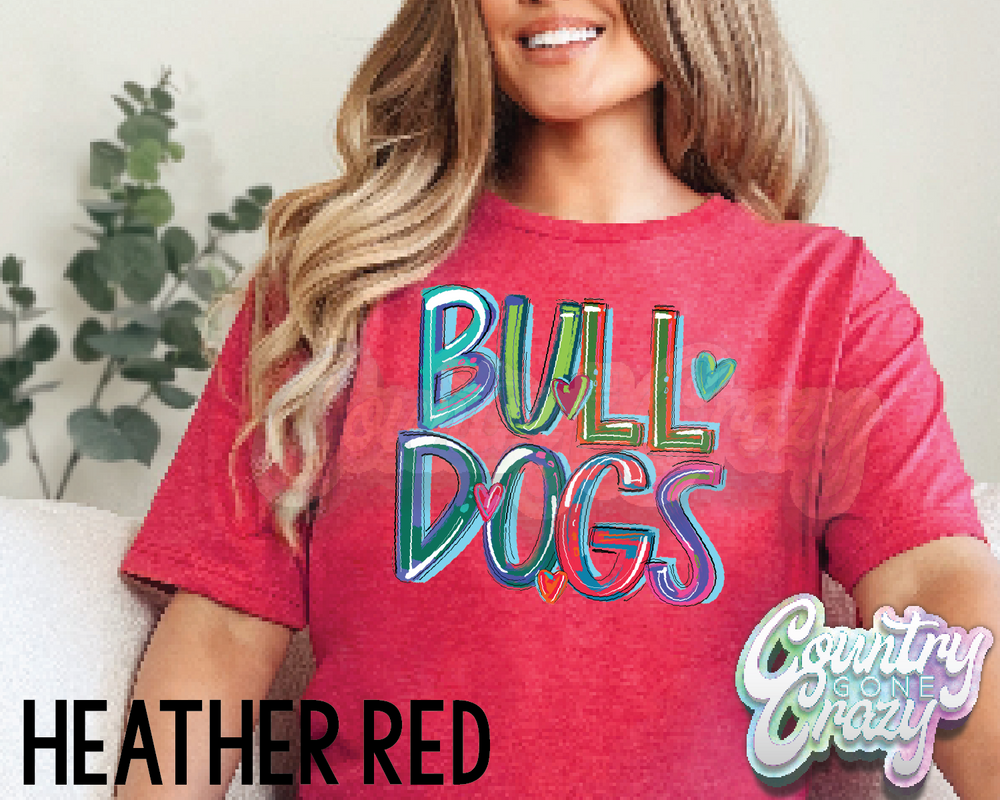 Bulldogs • Splash • T-Shirt-Country Gone Crazy-Country Gone Crazy