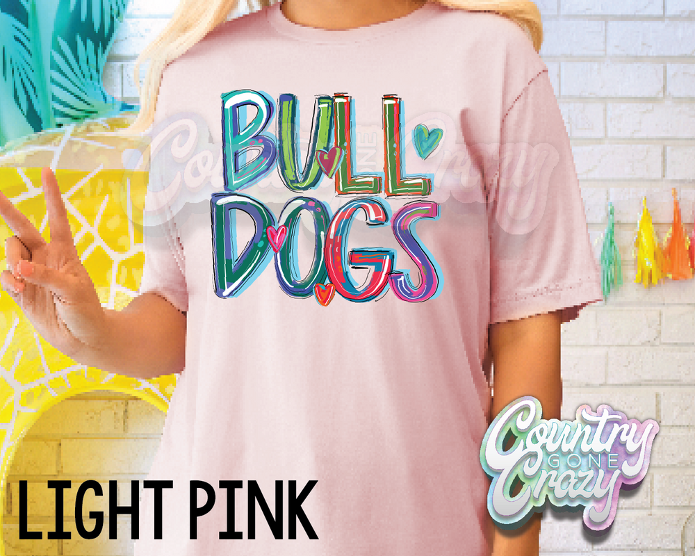 Bulldogs • Splash • T-Shirt-Country Gone Crazy-Country Gone Crazy