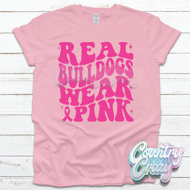 Bulldogs Breast Cancer T-Shirt-Country Gone Crazy-Country Gone Crazy