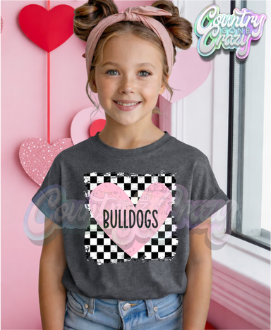 HEART OF A • BULLDOG • T-Shirt-Country Gone Crazy-Country Gone Crazy