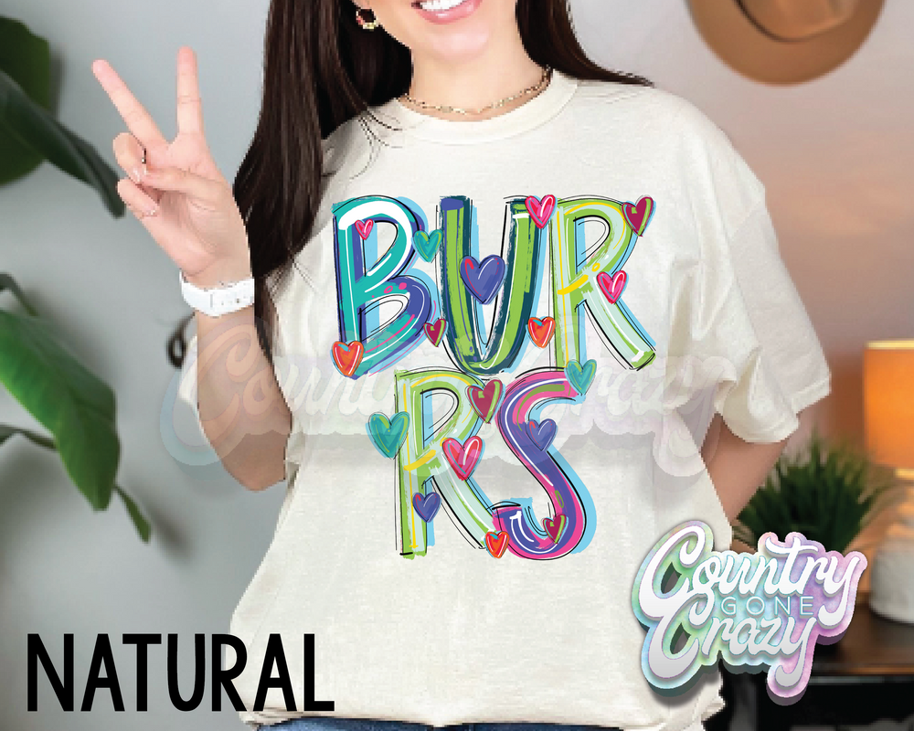 Burrs • Splash • T-Shirt-Country Gone Crazy-Country Gone Crazy