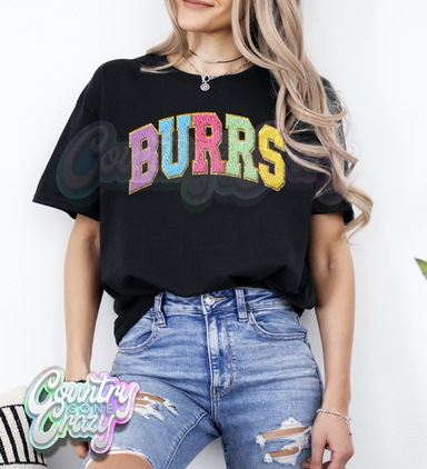 Burrs - Faux Chenille - T-Shirt-Country Gone Crazy-Country Gone Crazy
