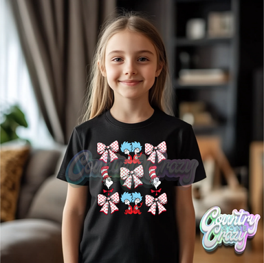 DR SEUSS DAY BOWS - T-Shirt-Country Gone Crazy-Country Gone Crazy