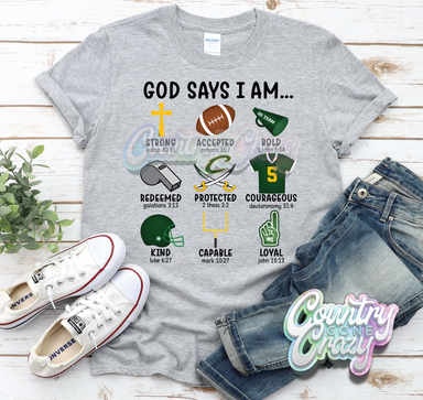 God Says I Am - Calvary Cavalier - T-Shirt-Country Gone Crazy-Country Gone Crazy